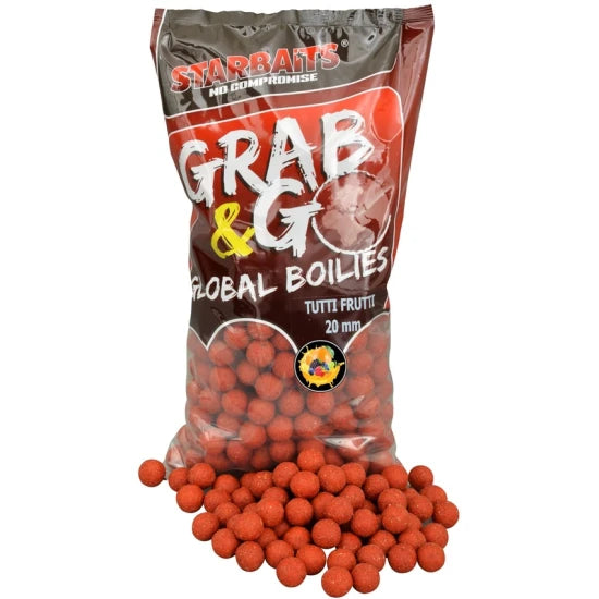 Boilies Tare Starbatis Global Grab And Go, Tutti Futti, 20mm, 2.5kg