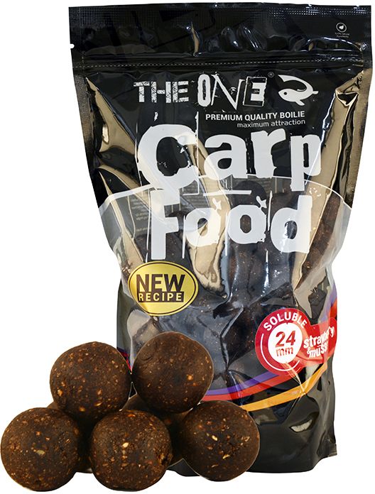 Boilies The One Solubil Carp Food, Strawberry &amp; Mussel , 24mm, 1kg