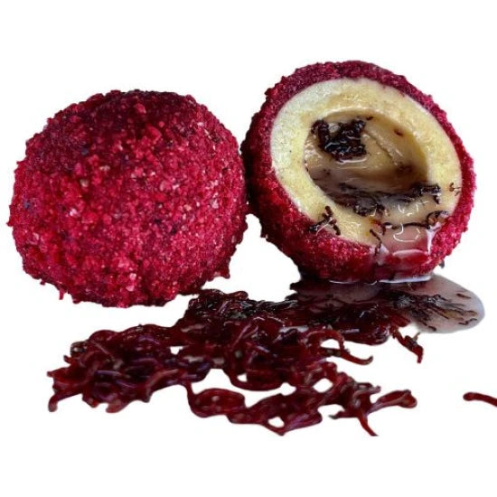 Boilies Cu Miez Lichid Lk Baits Nutrigo, Bloodworm, 20-25mm, 250ml, 12buc/pac