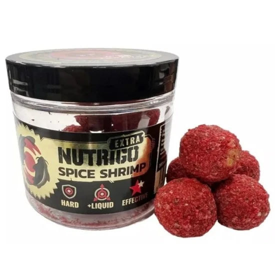Boilies Cu Miez Lichid Lk Baits Nutrigo, Extra Spive Shrimp, 20mm, 100ml