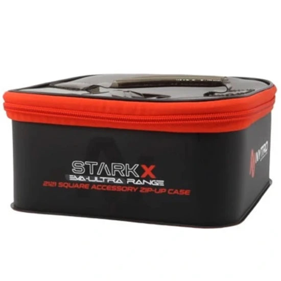 Borseta Accesorii Nytro Starkx M 21x21cm Eva Patrata Capac Transparent Cu Fermoar