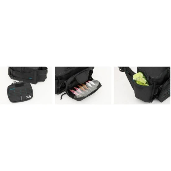 Borseta Daiwa Emeraldas Hip Bag E Green 13x30x23cm