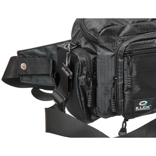 Borseta Illex Fat Hip Bag Black, 39x22x26cm