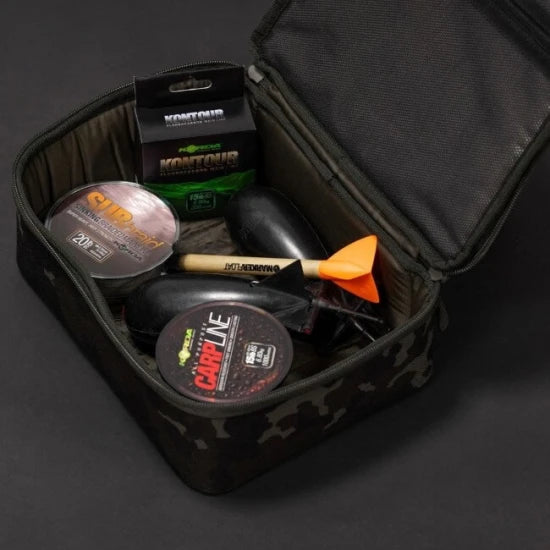 Borseta Korda Compac 200 Tackle Pouch, Dark Camo, 28x20.5x11cm