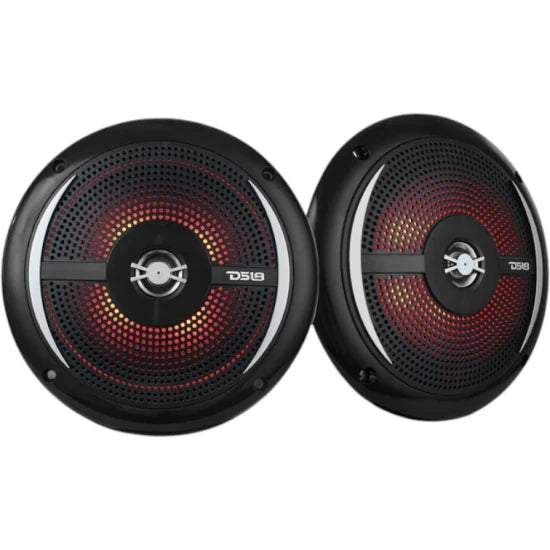 Boxe Marine Slim Ds18 Nxl-6sl, 6.5", Negre, Iluminare Rgb Led, Set 2 Buc