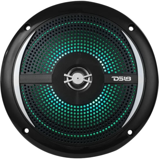 Boxe Marine Slim Ds18 Nxl-6sl, 6.5", Negre, Iluminare Rgb Led, Set 2 Buc
