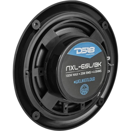 Boxe Marine Slim Ds18 Nxl-6sl, 6.5", Negre, Iluminare Rgb Led, Set 2 Buc