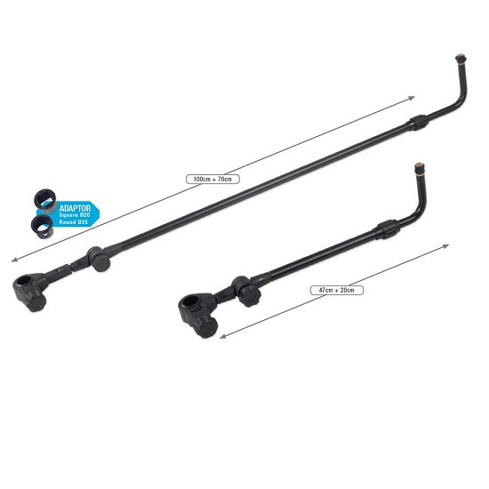 Brat Feeder 90Grade COLMIC Lung Tele Reglabil 100 Plus 70cm