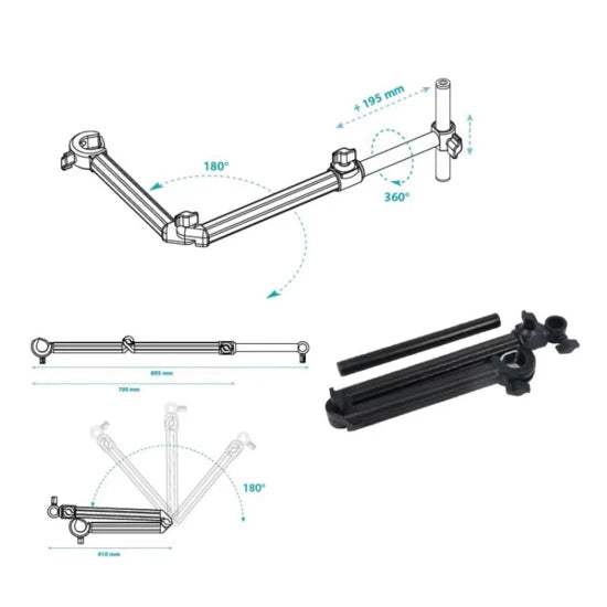 Brat Feeder Rive 41-89.5cm Compact Pentru Scaun Modular D36