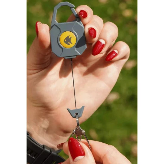 Breloc Golden Catch Light Carabiner Reel Clip, 15g 65cm, 1buc/pac