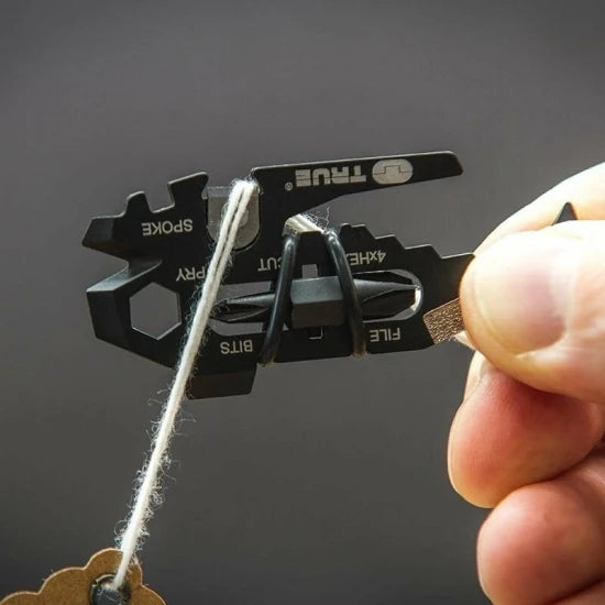 Breloc Unealta Multifunctionala True Ultility Fishface 18 Tools - All In One
