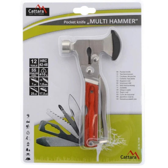 Briceag Cattara Multifunctional Cu Ciocan Tt13254, 19x26x4cm