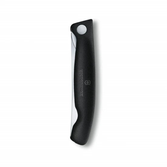 Briceag Cutit Pliabil Victorinox, Swiss Classic Paring Knife, Lama Zimtata 11cm, Negru