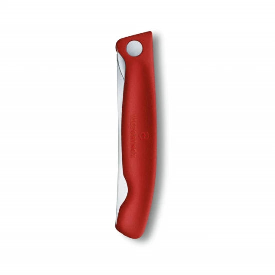 Briceag Cutit Pliabil Victorinox, Swiss Classic Paring Knife, Lama Zimtata 11cm, Rosu
