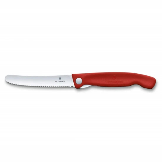 Briceag Cutit Pliabil Victorinox, Swiss Classic Paring Knife, Lama Zimtata 11cm, Rosu
