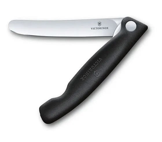 Briceag Cutit Pliabil Victorinox, SwissClassic Paring Knife, Lama Zimtata 11cm, Negru