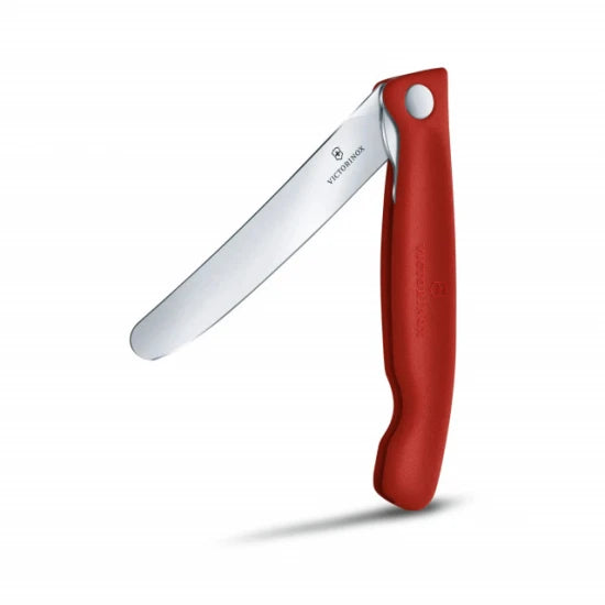 Briceag Cutit Pliabil Victorinox, Swissclassic Paring Knife, Lama Zimtata 11cm, Rosu