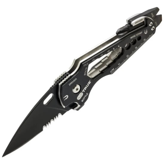 Briceag Multifunctional True Utility Smartknife , Black Oxide 420 Steel, Lama 5.50cm