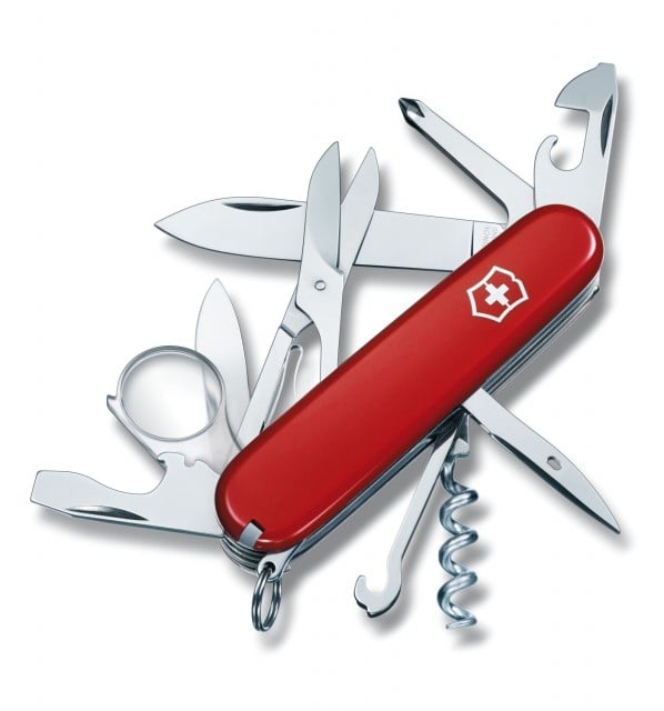 Briceag Multifunctional Victorinox Explorer, Rosu, 9.10cm