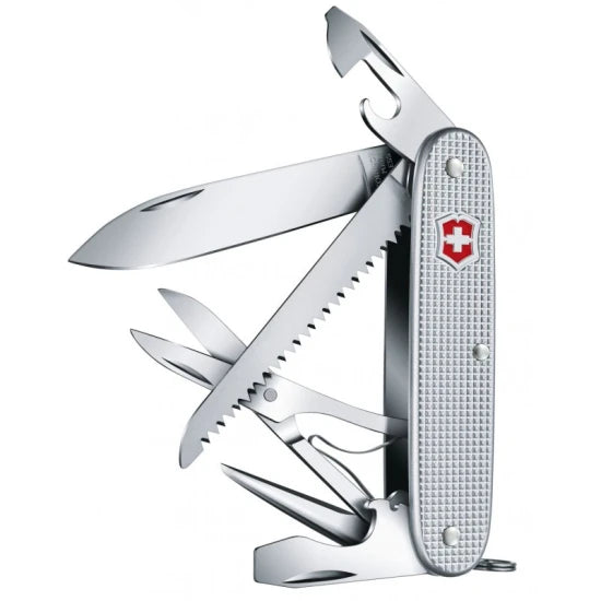 Briceag Multifunctional Victorinox, Farmer X Alox, 9.3 Cm, Argintiu
