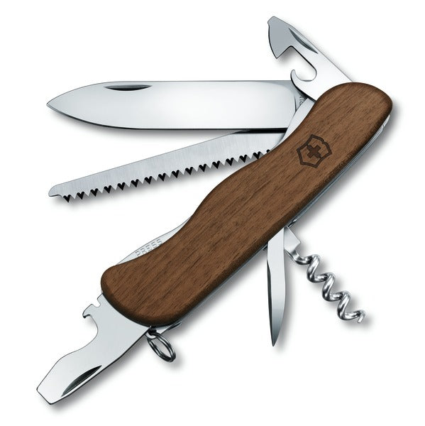 Briceag Multifunctional Victorinox, Forester, 11.10cm, Maro, Blister