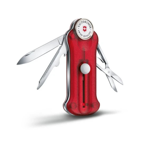 Briceag Multifunctional Victorinox Golftool, Rosu Transparent - 0.7052.t