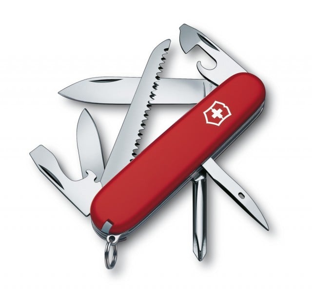 Briceag Multifunctional Victorinox Hiker, Rosu, 9.10cm