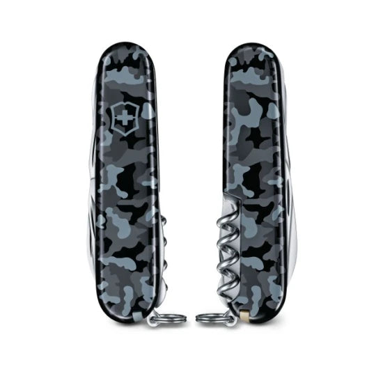 Briceag Multifunctional Victorinox Huntsman, Navy Camo, 9.10cm