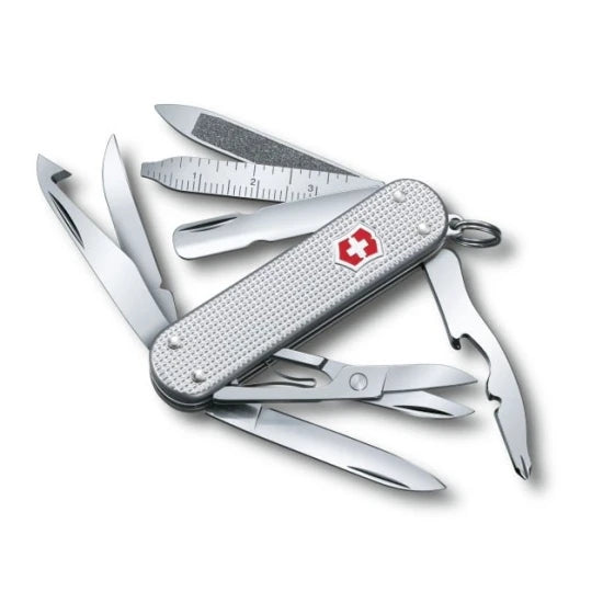 Briceag Multifunctional Victorinox Minichamp Alox, Argintiu, 5.80cm