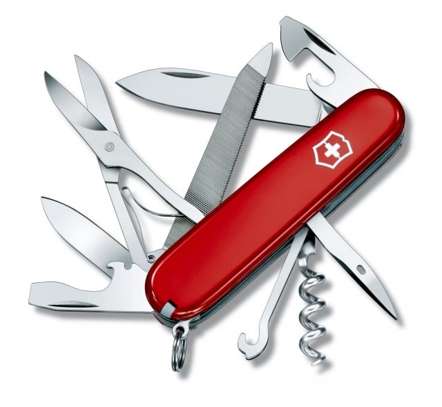 Briceag Multifunctional Victorinox Mountaineer, Rosu, 9.10cm