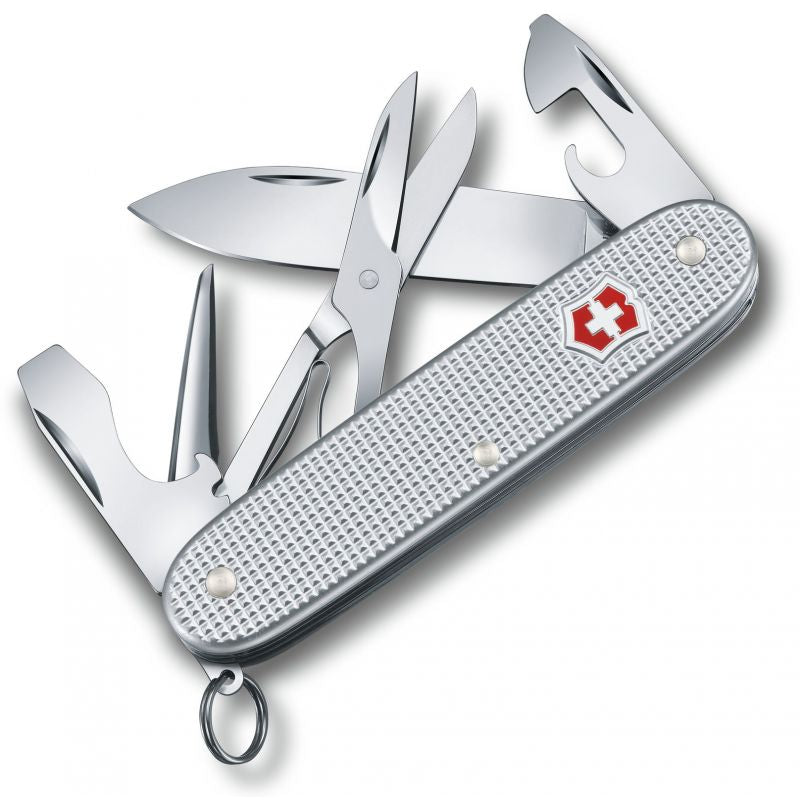 Briceag Multifunctional Victorinox, Pioneer X Alox, 93 mm, Argintiu, Blister