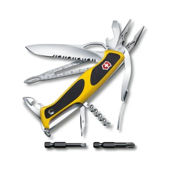 Briceag Multifunctional Victorinox Rangergrip 174 Handyman, 13 Cm, Negru/galben