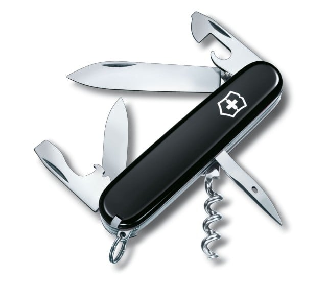 Briceag Multifunctional Victorinox Spartan, Negru, 9.10cm
