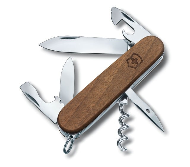 Briceag Multifunctional Victorinox Spartan Wood, Lemn Nuc, 9.10cm