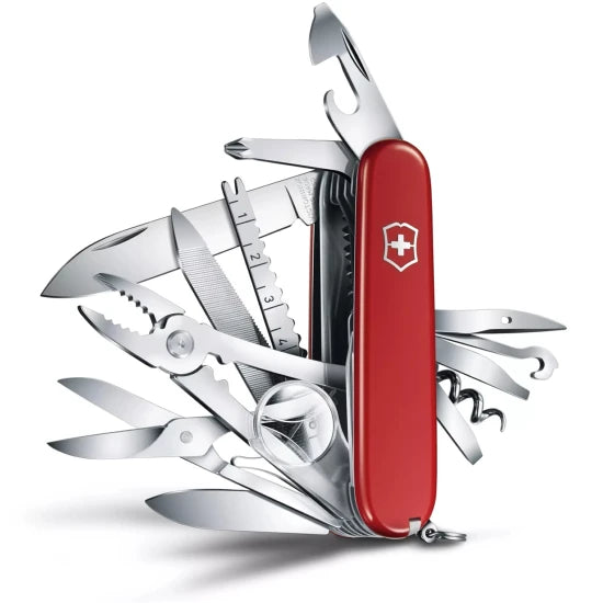 Briceag Multifunctional Victorinox Swiss Champ, Red, 9.10cm