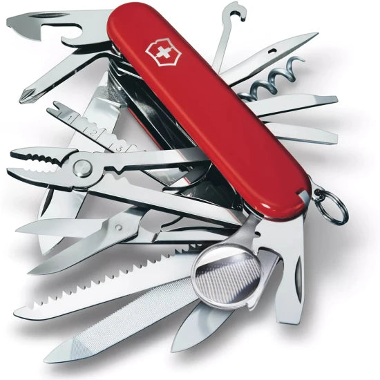 Briceag Multifunctional Victorinox Swiss Champ, Red, 9.10cm
