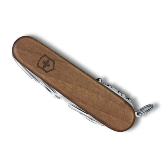Briceag Multifunctional Victorinox Swisschamp Wood, Lemn Nuc, 9.10cm