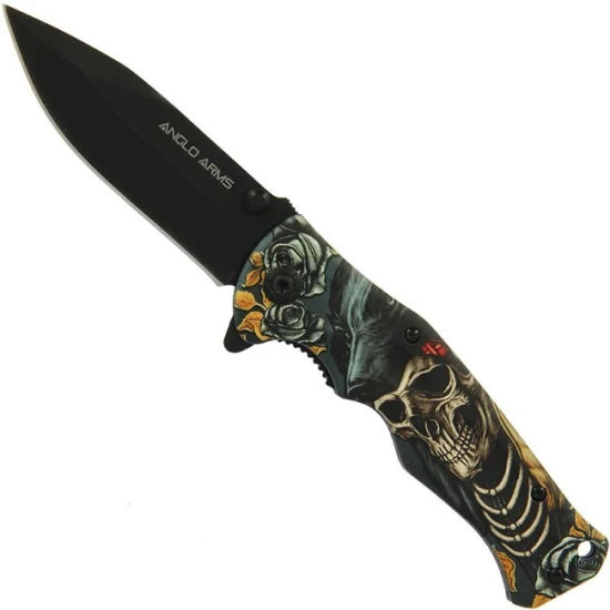 Briceag Ngt Anglo Arms Skull N Roses