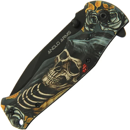 Briceag Ngt Anglo Arms Skull N Roses