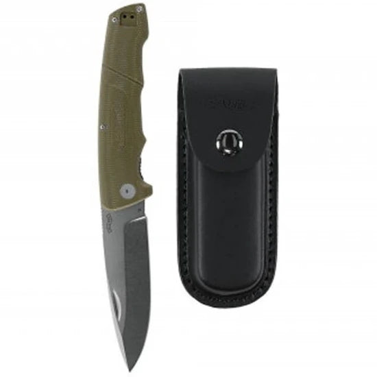 Briceag + Teaca Piele Umarex Walther Gnk, Lama=104mm