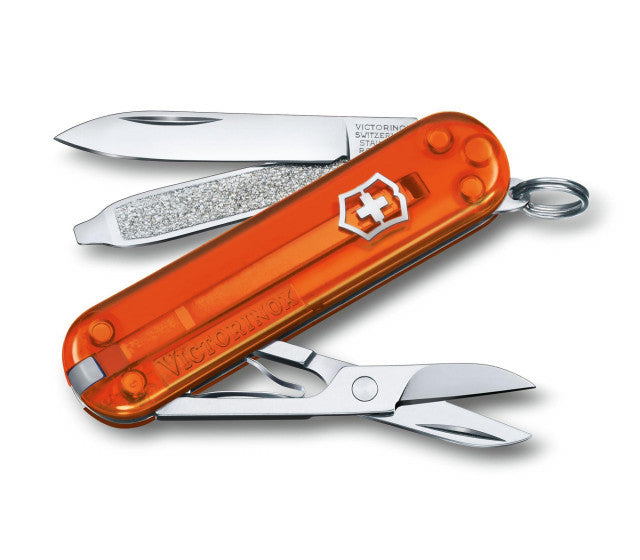 Briceag Victorinox Classic Colors Transparent, Fire Opal - 0.6223.T82G