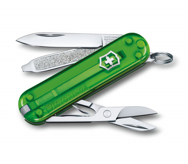 Briceag Victorinox Classic Colors Transparent, Green Tea - 0.6223.T41G
