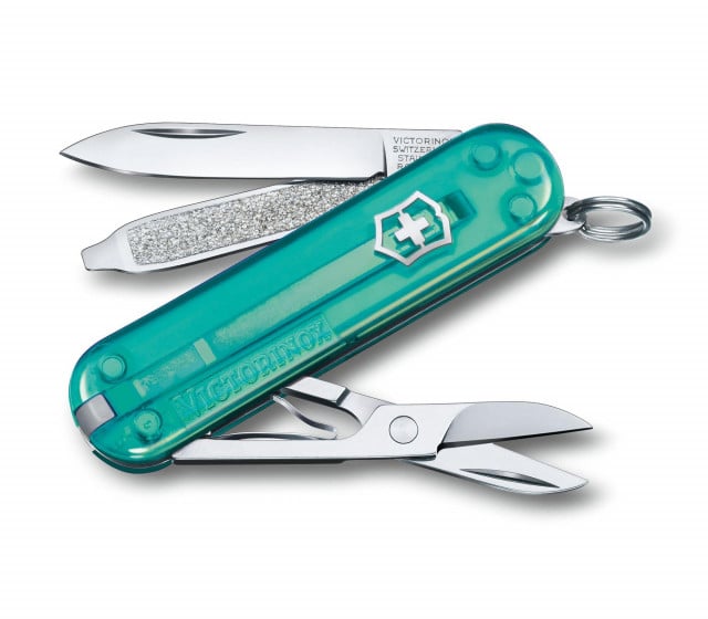 Briceag Victorinox Classic Colors Transparent, Tropical Surf - 0.6223.T24G