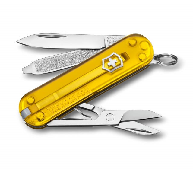 Briceag Victorinox Classic Colors Transparent, Tuscan Sun - 0.6223.T81G