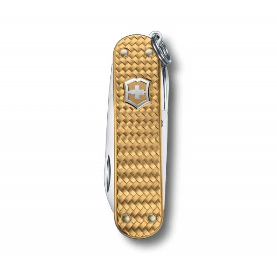 Briceag Victorinox Classic Precious Alox, Brass Gold