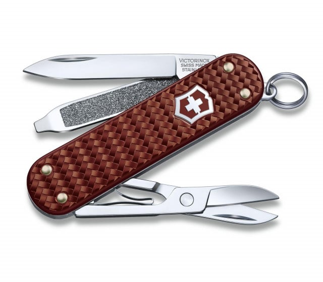 Briceag Victorinox Classic Precious Alox, Hazel Brown