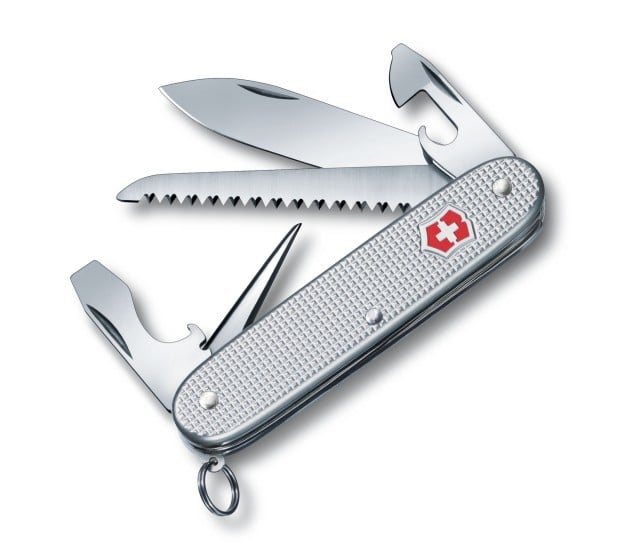 Briceag Victorinox Farmer Alox, Argintiu, 9.30cm