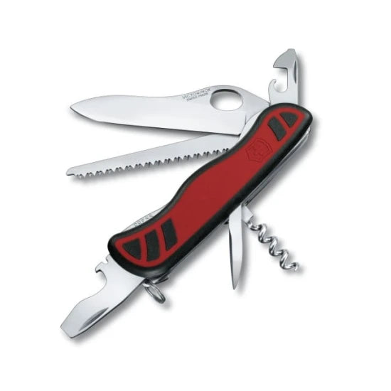 Briceag Victorinox Forester M Grip One Hand, Rosu/negru, 11.10 Cm
