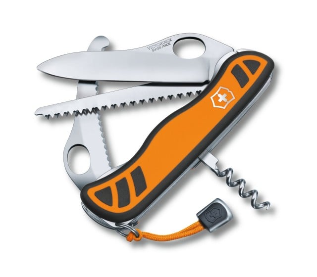 Briceag Victorinox Hunter XT Grip One Hand, Galben/Negru, 11.10 cm
