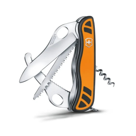 Briceag Victorinox Hunter Xt Grip One Hand, Galben/negru, 11.10 Cm